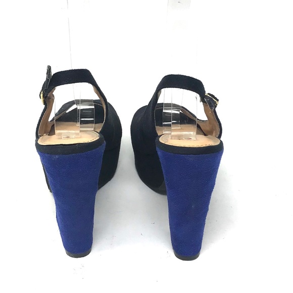 Olsenboye Peep Toe Platform Sling Back Heels - Picture 4 of 8